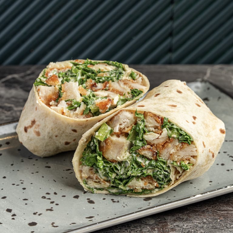 Delicious Chicken Caesar Wrap