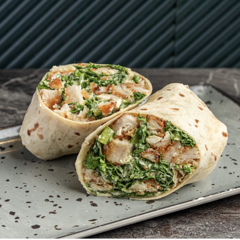Delicious Chicken Caesar Wrap