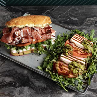 Half SNDWCH & Half Caprese Salad