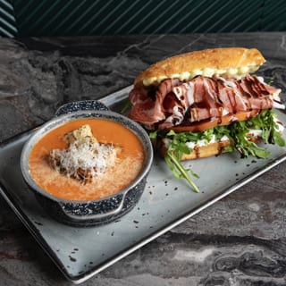 Half SNDWCH & Half Creamy Tomato Soup